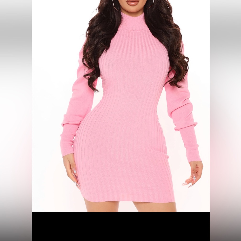 FASHION NOVA SWEATER DRESS - Picture 2 of 2
